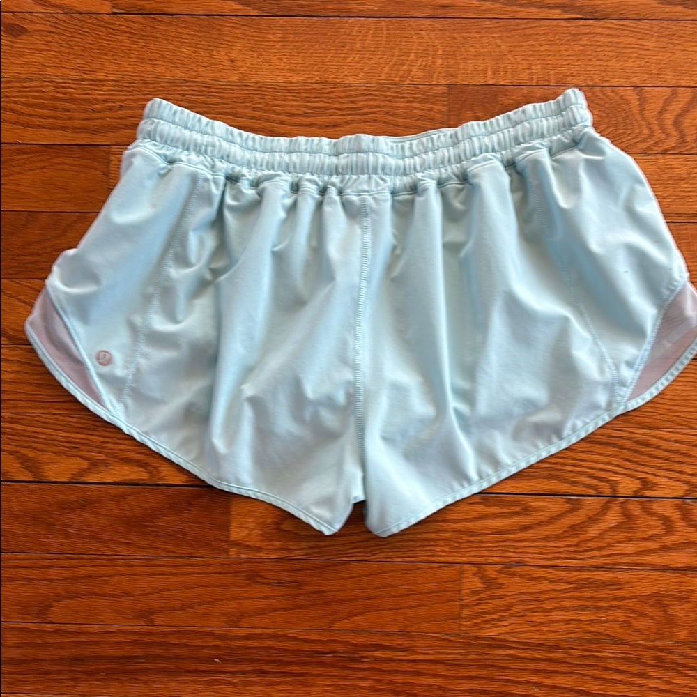 Women's Light Blue Athletic Shorts